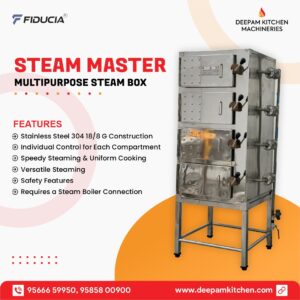 Fiducia Steam Master Commercial Idly Steamer