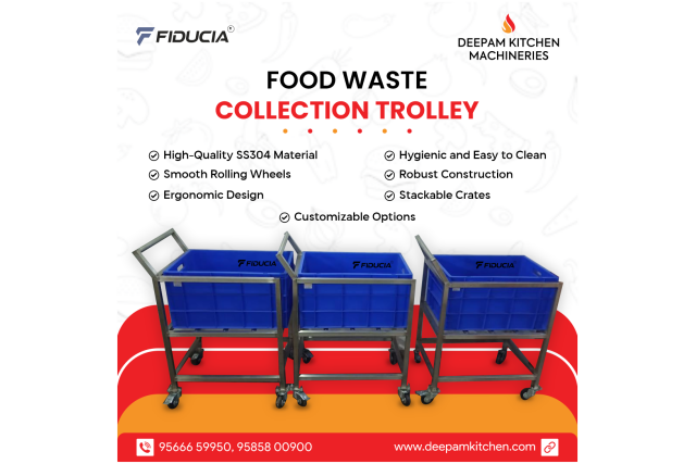 Fiducia Clean Cart Food Waste Collection Trolley