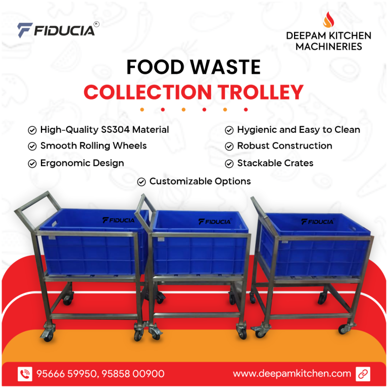 Fiducia Clean Cart Food Waste Collection Trolley