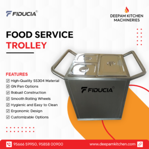 Fiducia Serve Ease Food Serving Trolley