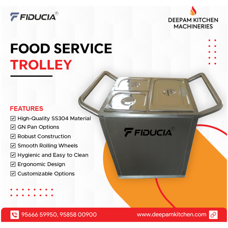 Fiducia Serve Ease Food Serving Trolley