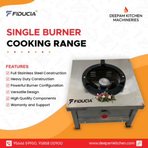 Fiducia Cook Master Commercial Single Burner Gas Stove