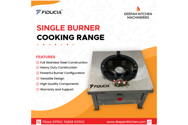 Fiducia Cook Master Commercial Single Burner Gas Stove