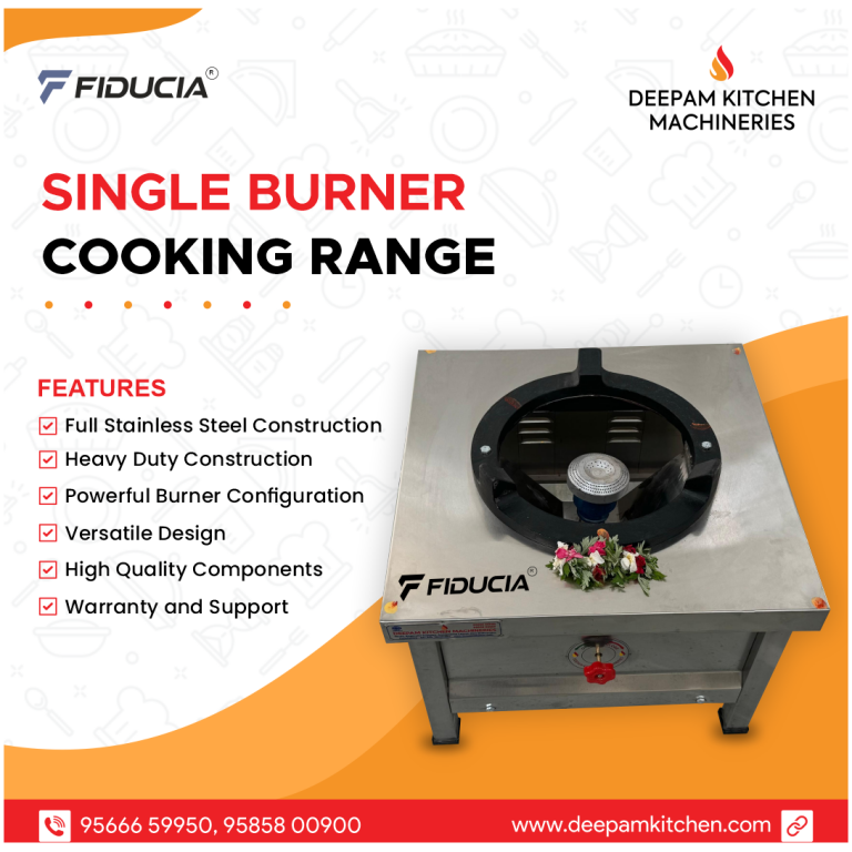 Fiducia Cook Master Commercial Single Burner Gas Stove