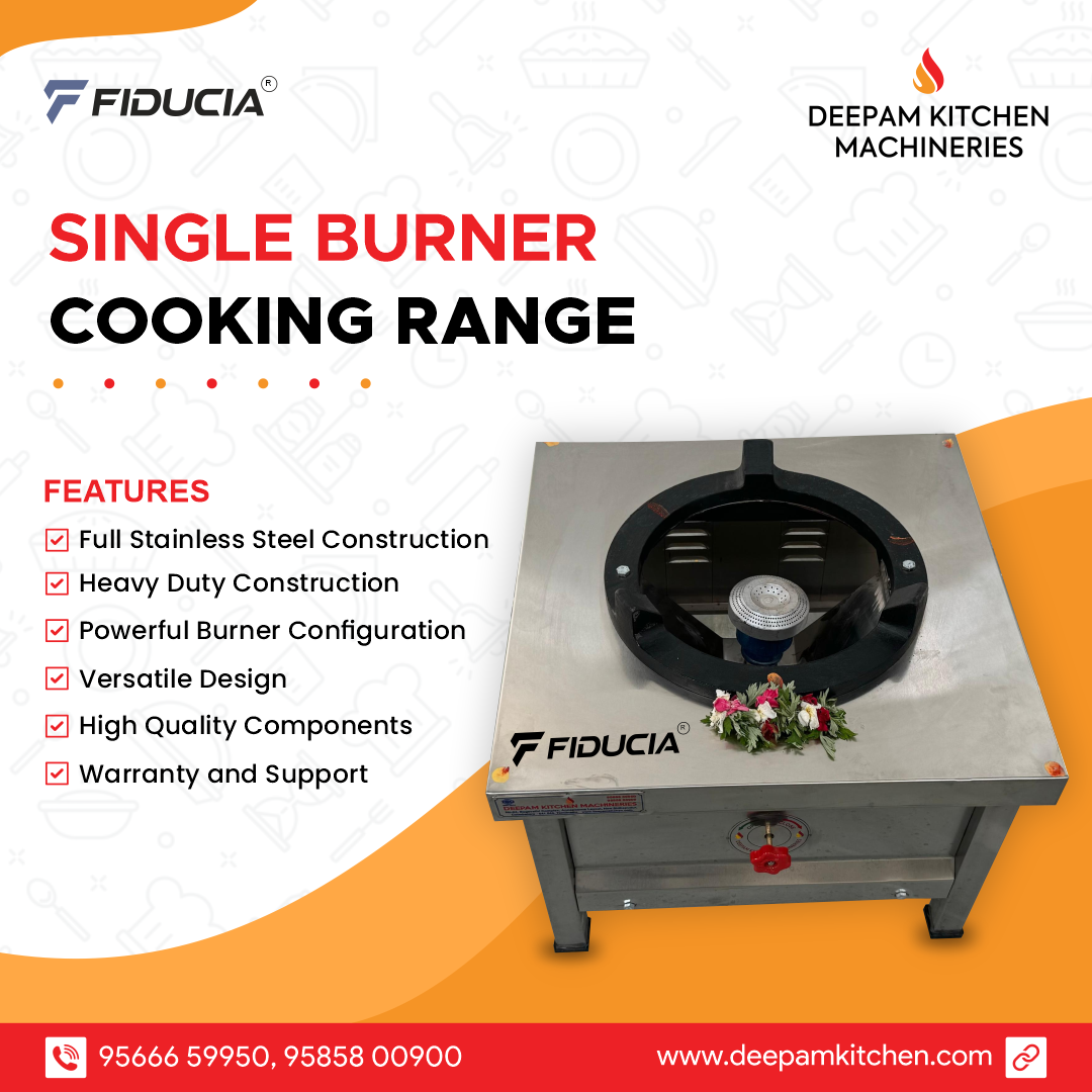 Fiducia Cook Master – Commercial Single Burner Gas Stove