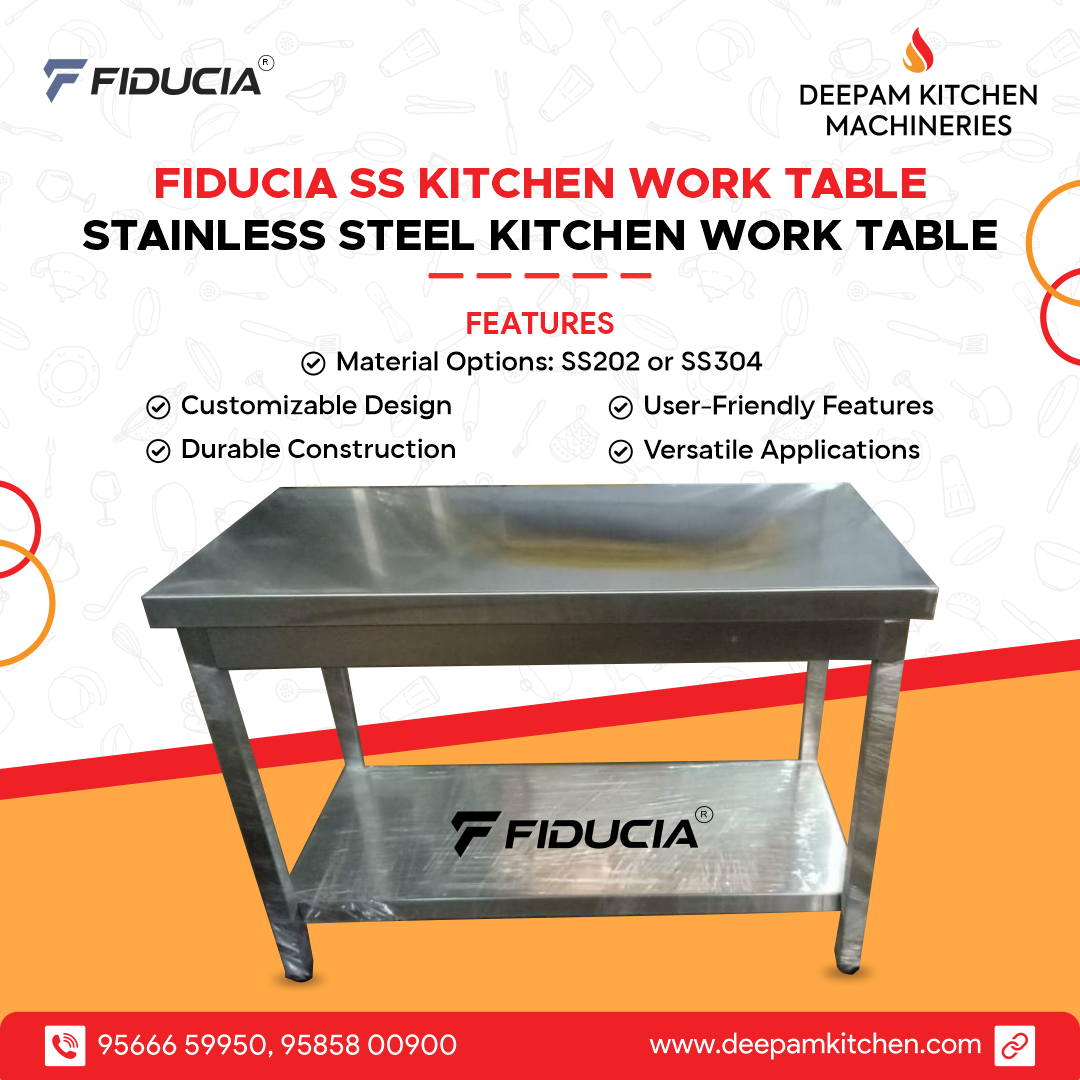 Fiducia SS Kitchen Work Table