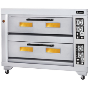 Gas Based Two Deck Oven with 6 Trays