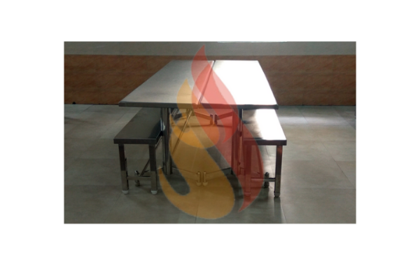 fiducia ss top dining table with ss chair