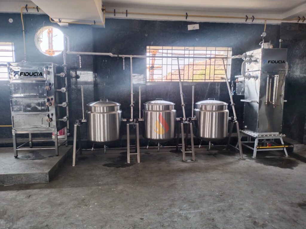 Fiducia steam cooking machine manufacturer