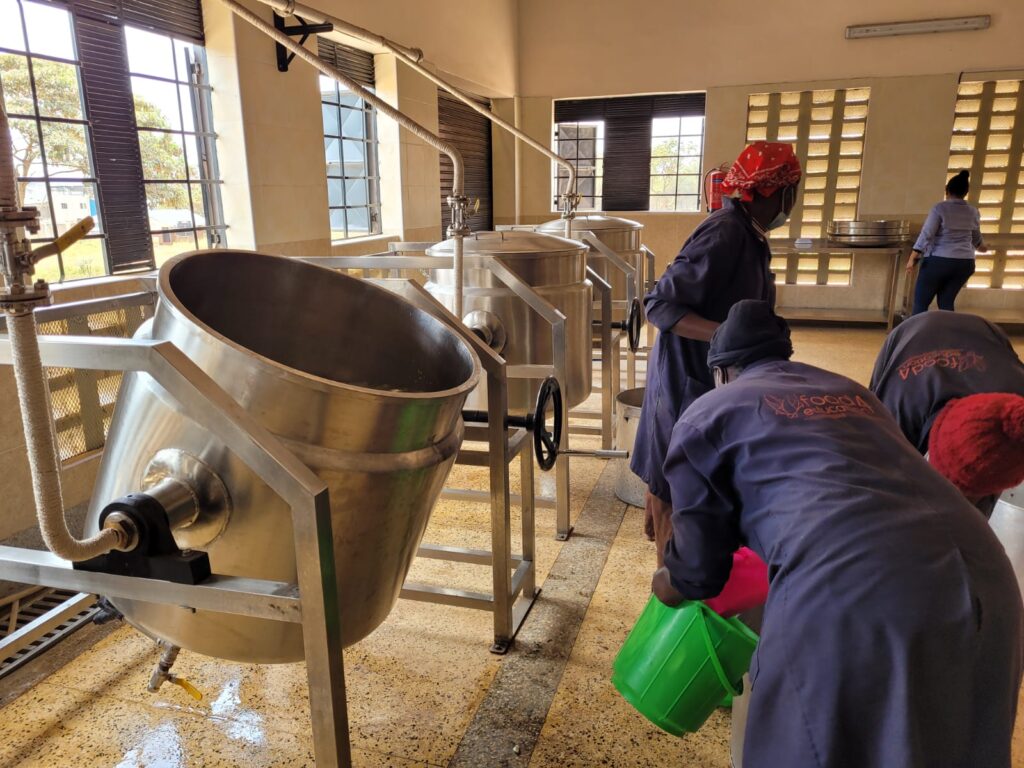 steam cooking system installed in Kenya by deepam kitchen machineries