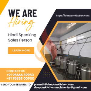 deepam kitchen machineries career opportunity