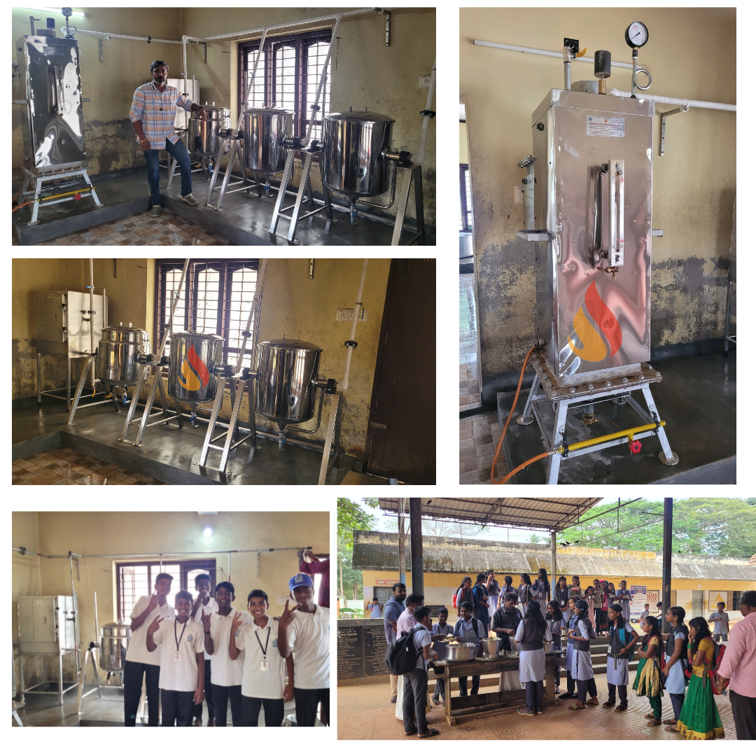 Steam Cooking Innovation Takes the Lead – Deepam Kitchen Machineries’ Steam Cooking Plant Installation at Government Vocational & Higher Secondary School Kulathoor, Trivandrum: