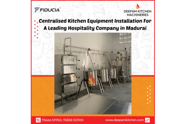 Centralised Kitchen Equipments by Deepam Kitchen Machineries