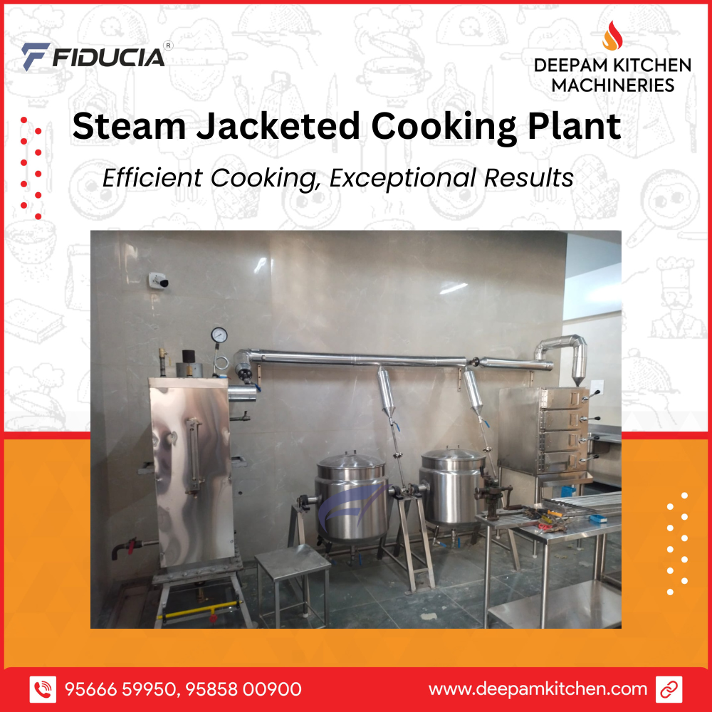 Steam Jacketed Cooking Plant – Deepam Kitchen Machineries