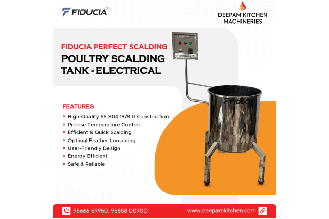 Fiducia Perfect Scalding Poultry Scalding Tank Electrical