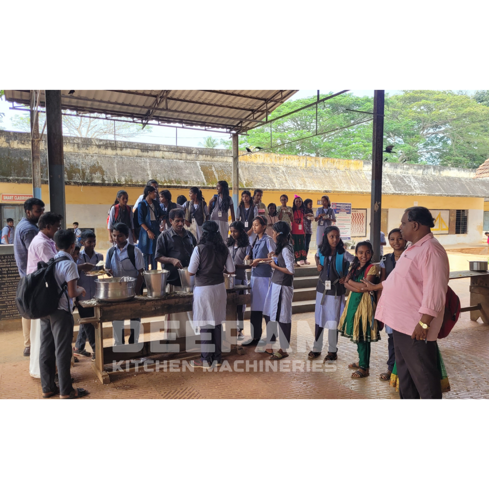 Steam Cooking Plant for School Kitchens – Deepam Kitchen Machineries