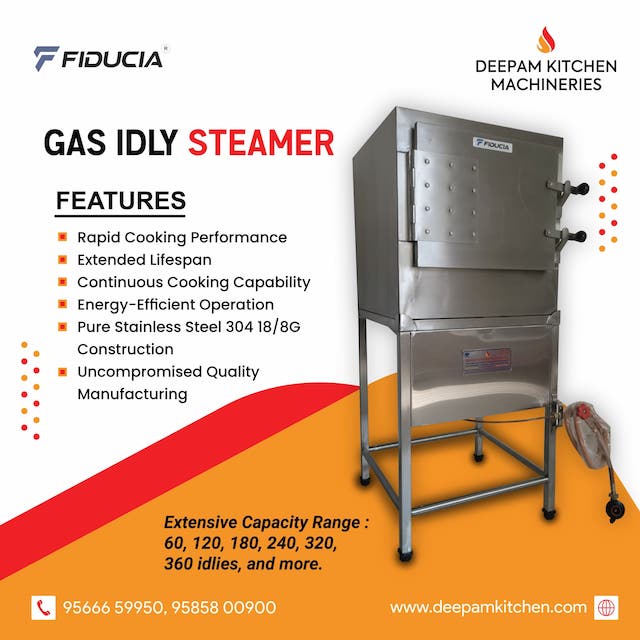 Fiducia Idly Steamer LPG