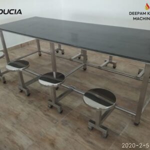 Fiducia Dining Table with Granite Top