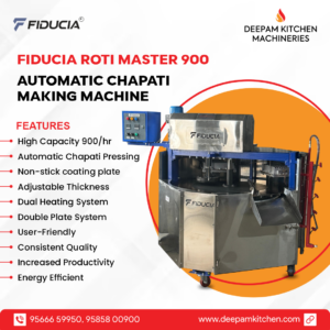 Fiducia Roti Master 900 Automatic Chapati Making Machine