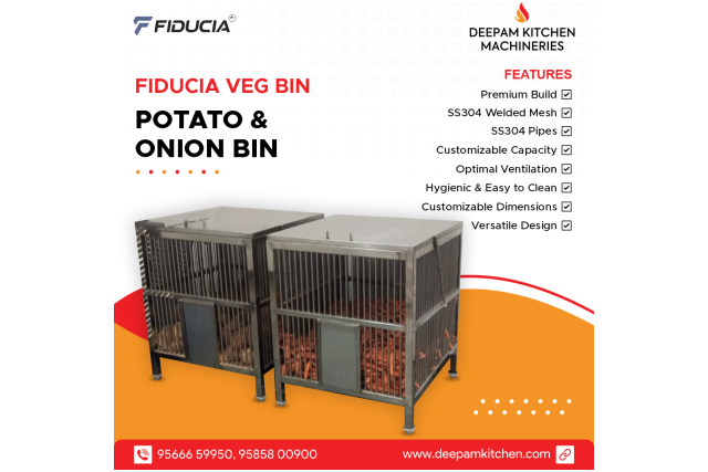 Fiducia SS Veg BIn Potato and Onion Bin