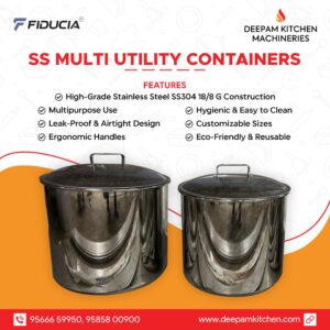 Fiducia SS Multi Utility Container