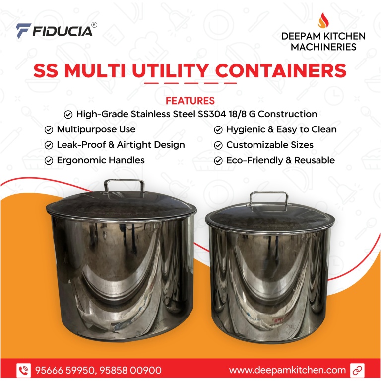 Fiducia SS Multi Utility Container