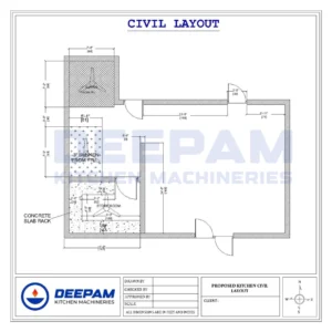 Kitchen Civil Layout Planning